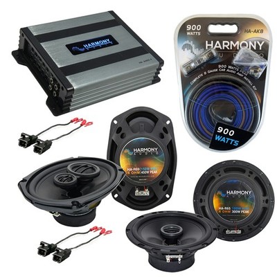 Chevy Monte Carlo 00-07 OEM Speaker Upgrade Harmony R65 R69 & HA-A400.4 Amp