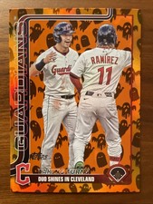 2025 Topps Update Series - Veteran Combos Jose Ramirez, Steven Kwan #US26 Ghost