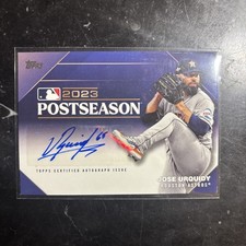 2024 Topps Series 1 - Postseason Performance Autographs Jose Urquidy #PPA /50