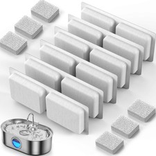 3.4Gal Dog Water Fountain for Large Dogs, 13L Stainless Steel Large Pet Fount...