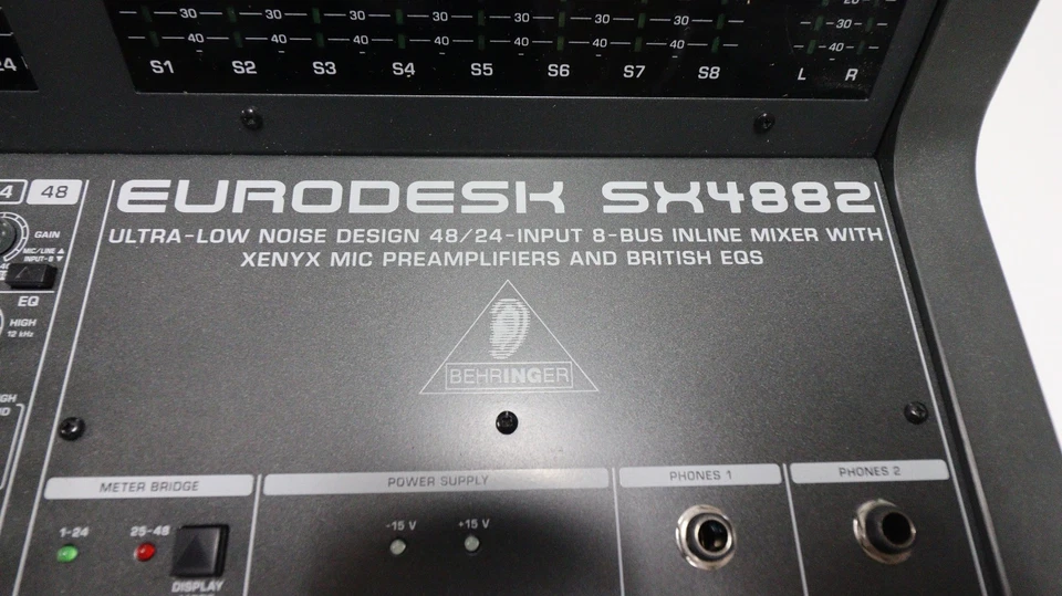 Eurodesk SH4882 -24-Channel Live/Studio Sound Mixing Console Analog Audio Mixer - Image 2 of 4