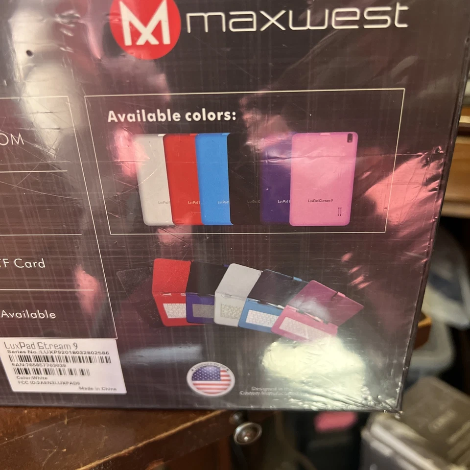 New Maxwest LuxPad Stream 9 Tablet Sealed In Box Great for Christmas & Birthday - Image 4 of 4