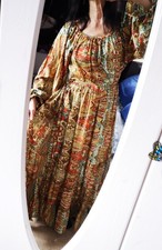 HIPPIEKLEID boho Folklore Maxikleid,ethno Gr.M/L, Boho Blumen Paisly