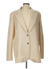 Boohoo Women Ivory Blazer 12