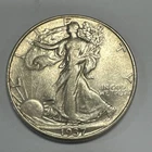 Photo of a 1937-D Walking Liberty Half Dollar from an eBay listing that sold on Jul 21, 2026