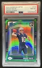 2024 Panini Donruss Optic Drake Maye Green Hyper Rated Rookie #229 PSA 8