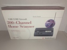 NEW RadioShack PRO-2015 Desktop Scanner 200 Channel VHF UHF Aircraft Police Fire