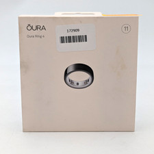 Oura Ring 4 Smart Ring Activity Tracker Size 11 in Black JZ90-54144-11