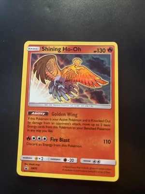 Shining Ho-Oh - SM70 - SM Promos (SMP) Shiny Promo Pokemon TCG Near Mint Legend