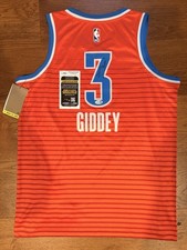 Josh Giddey Signed Autographed Oklahoma City Thunder Jersey JSA COA