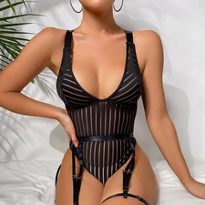 💋Sexy Lingerie for Women 💋 1pc Jumpsuit Babydoll Intimates Nightwear Sensual