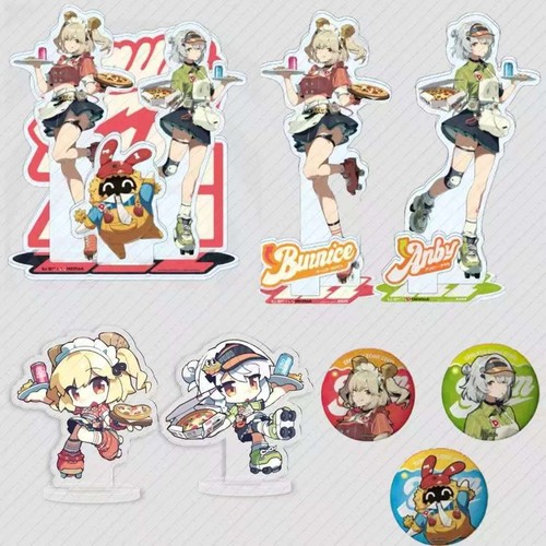 Insegna Hot Zenless Zone Zero Burnice Whita Anby supporto acrilico decorazione scrivania