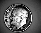 1947 P # 2 ROOSEVELT DIME
