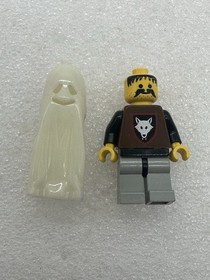 Vintage Lego Wolfpack Minifigure And Ghost Shroud Cover Accessory