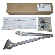 LCN 1460-3049 Hold Open Door Closer Arm, Aluminum Finish, Non Handed, NEW
