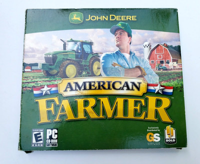 2004 American Farmer John Deere PC CD-ROM Game with Box BOLD Games EUC