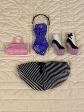 Outfit_Monster High doll G1 Dance Class 5 Pack_Rochelle Goyle_Clothes Shoes_FLAW