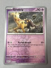Pokemon TCG * SV Temporal Force * 66/162 Girafarig REVERSE HOLO Common  FRESH PK