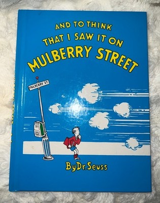  And To Think That I Saw It On Mulberry Street  By Dr Seuss Hardcover 1964 ! RTF