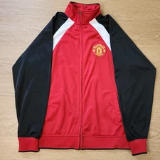 Official Manchester United - Soccer - Full Zip Warm Up Jacket - Size Medium