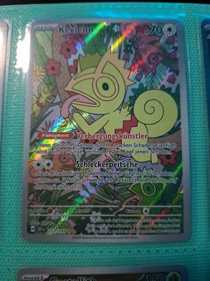 Pokémon Karte Kecleon SSP 213/191 Stürmische Funken Deutsch NM Full Art Rare