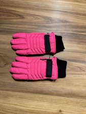 Thinsulate Brand, Young Girls, Pink And Black Size Medium Winter Gloves