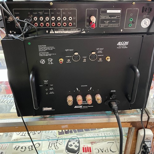 ADCOM GFA-585SE Stereo Power Amplifier 450WPC 8Ohms TESTED WORKS GREAT - Picture 5 of 6