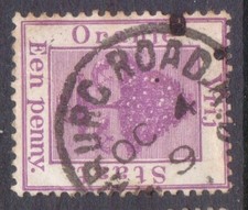 OVS  ORANGE FREE STATE POSTMARK / CANCEL   (WI)NBURG ROAD P.O.   1899?
