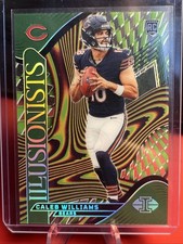 2024 Panini Illusions #1 Caleb Williams Illusionists Emerald