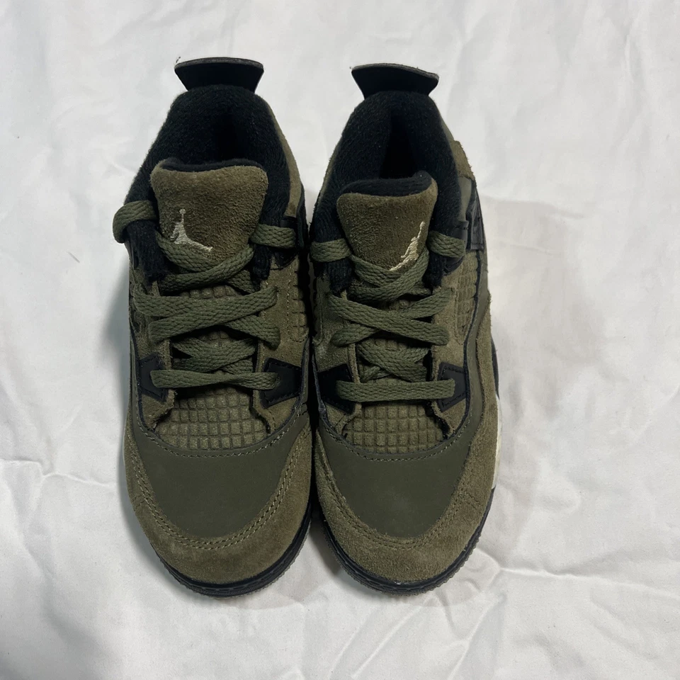 Jordan Retro 4 Craft Preschool Size 9c Pre Owned FB9930-200 - Image 2 of 4