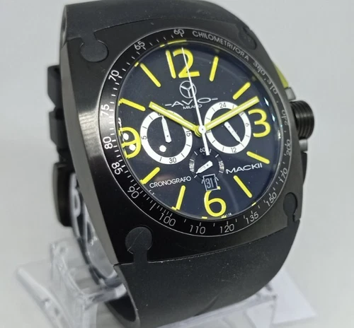 Men's Chrono Aviator Watch Milano Numbered Mack II, 50Mm Case, Swiss Ronda