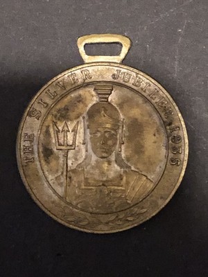 Großbritannien King George & Queen Mary Jubiläumsmedaille 1935. Top Zustand. Selten!