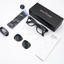 AI Smart Glasses 4K Camera 8MP  ChatGPT Enabled  Voice Record  32GB WiFi
