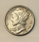 1929 P Mercury Dime AU ++