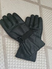Motorcycle Gauntlet Lined Gloves Mens or Leather adjustable wrist Size Xl Excell