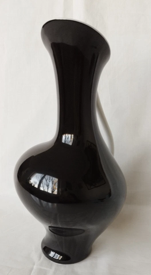 1950-er Jahre ROSENTHAL Vase Schwangere Luise schwarz-weiß Heidenreich 23 cm - Bild 4 von 4