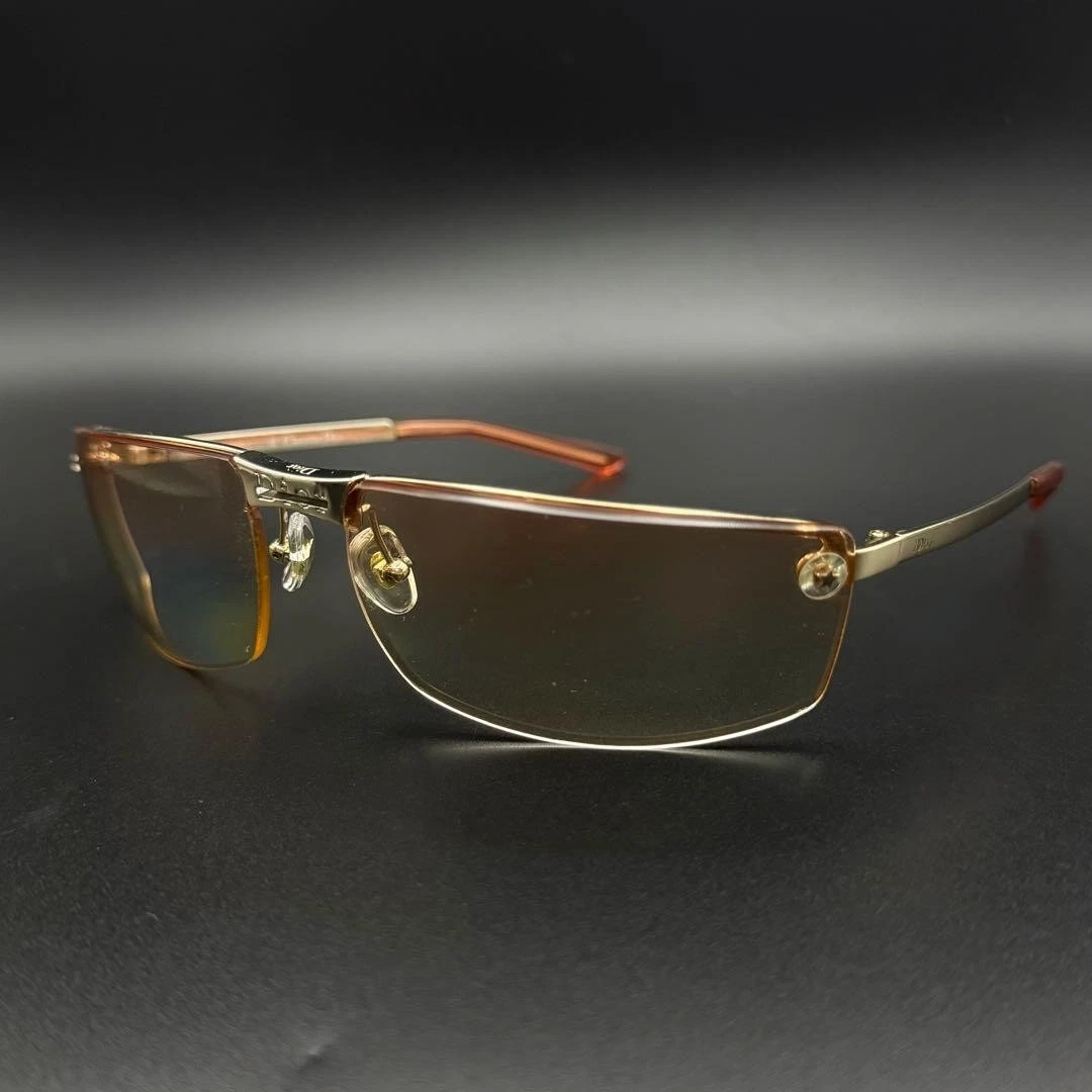 Christian Dior ロゴメタル　ハーフリムレス　サングラス　Y2K Dior Rimless Sunglasses for Men for sale | eBay