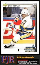 Bret Hedican 1992-93 Upper Deck #414 St. Louis Blues Rookie