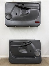 99-06 Chevrolet Silverado Gmc Sierra Pair Of Door Panels Oem Manual Dark Pewter