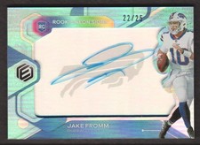 2020 Panini Elements Football Rookie Neon Signs AUTO Blue RNSJF Jake Fromm 22/25