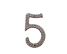 Numero Civico in Ferro Battuto mm. 160x16 ARTIGIANA FERRO