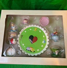 RARE Disney ALICE IN WONDERLAND Mini TEA SET 10 pc Cheshire Cat NIB 1990s