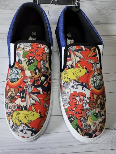 Warner Brothers Looney Tunes "That's All Folks" Slipper Herrenschuhe - Bild 3 von 5