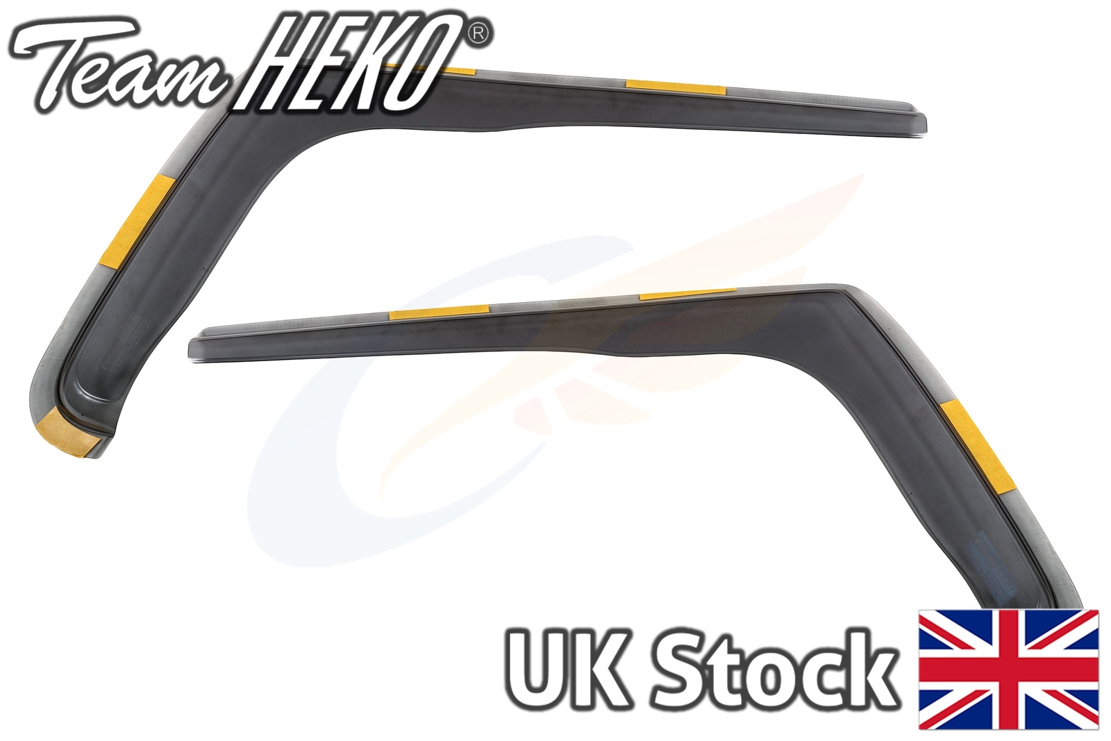 PEUGEOT BOXER mk2 2doors 2006onwards 2pc wind deflectors HEKO Tinted