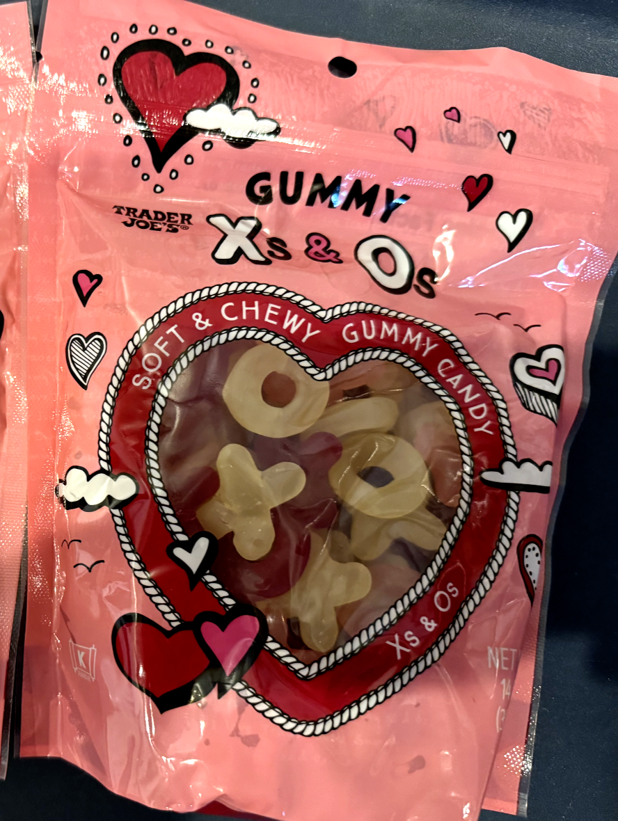 Trader Joe's xo Gummy Candy X's & O's 14 oz RARE Favorite Love