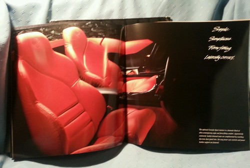 Premium Original 1995 Corvette Coupe, Convertible, and ZR1 Brochure - Picture 4 of 5