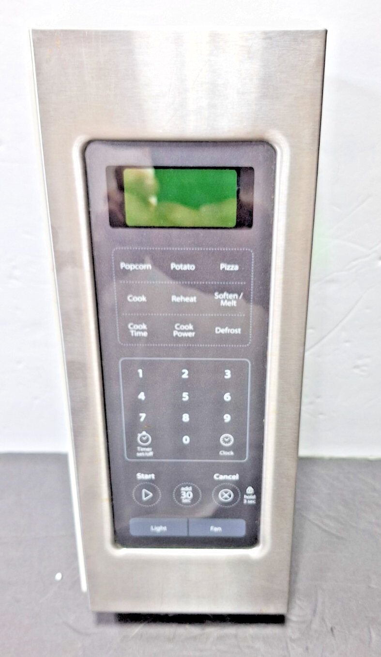 Whirlpool Microwave Control Panel Stainless (NO BOARD) OEM Part# W10433682