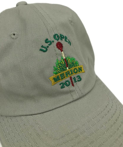 Gorra de golf oficial del US Open Merion USGA 2013 miembro beige ajustable a presión tamaño - Imagen 6 de 9