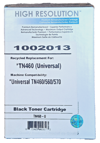 High Resolution 1002013 TN 460-U Black Toner Cartridge - Universal TN460/560/570 - Picture 4 of 8