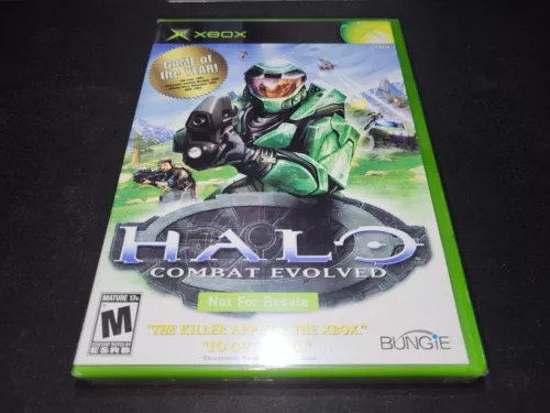 Halo Combat Evolved GOTY Not for Resale Microsoft Xbox BR NEW SEALED+protector-!